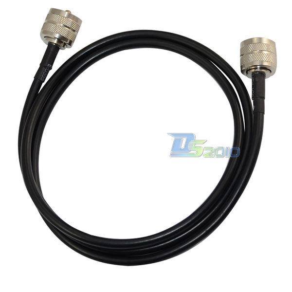 3 Ʈ 1M LMR-195 ׳   ̺ Ǳ  ̺ UHF PL-259  ÷ - /3ft 1M LMR-195 Antenna Jumper Coax Pigtail Cable UHF PL-259 male plug to male